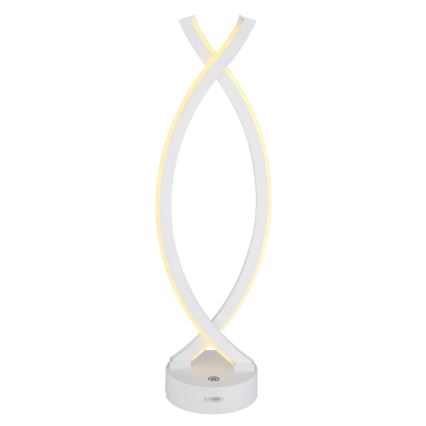 Globo - LED regulējama pieskāriena galda lampa LED/1W/3,7V 3000K 1800 mAh USB balta