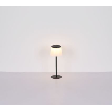 Globo - LED Aptumšojama skārienvadāma āra galda lampa LED/1,8W/5V IP44 1800 mAh melna/balta