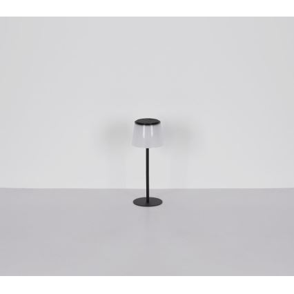 Globo - LED Aptumšojama skārienvadāma āra galda lampa LED/1,8W/5V IP44 1800 mAh melna/balta
