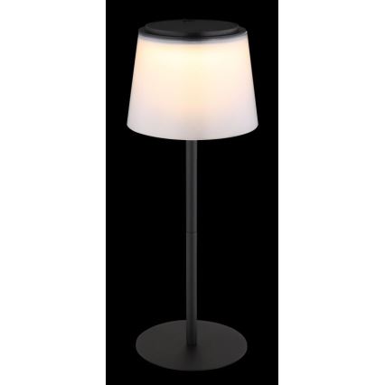 Globo - LED Aptumšojama skārienvadāma āra galda lampa LED/1,8W/5V IP44 1800 mAh melna/balta