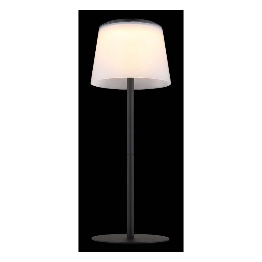 Globo - LED Aptumšojama skārienvadāma āra galda lampa LED/1,8W/5V IP44 1800 mAh melna/balta