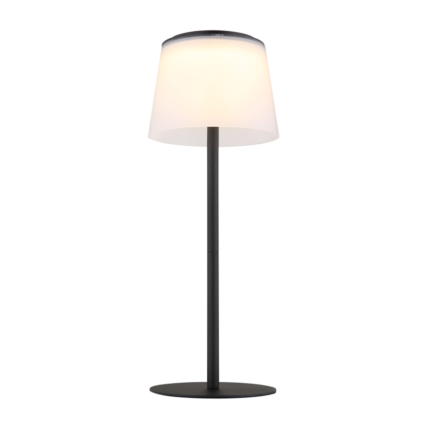Globo - LED Aptumšojama skārienvadāma āra galda lampa LED/1,8W/5V IP44 1800 mAh melna/balta