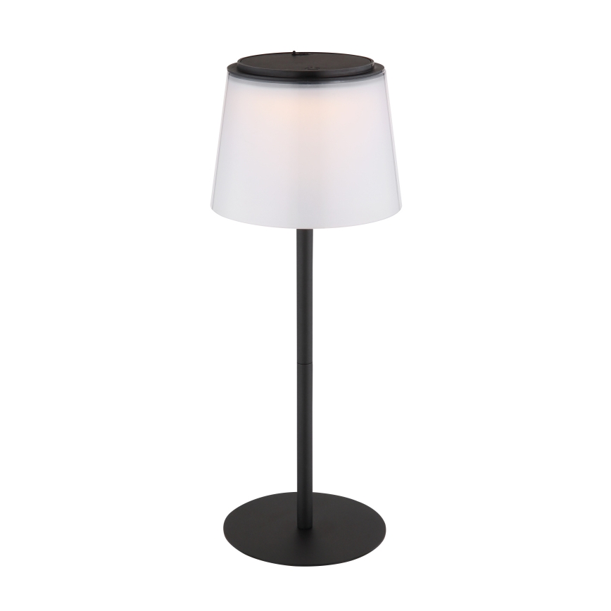 Globo - LED Aptumšojama skārienvadāma āra galda lampa LED/1,8W/5V IP44 1800 mAh melna/balta