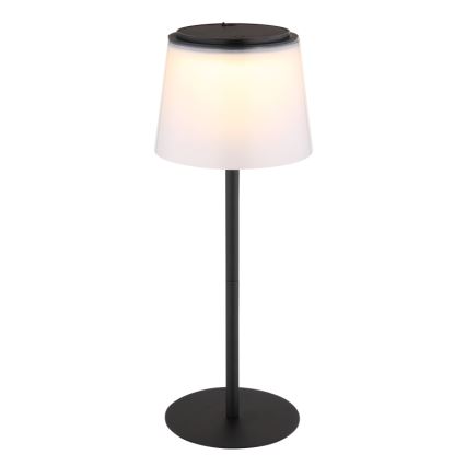 Globo - LED Aptumšojama skārienvadāma āra galda lampa LED/1,8W/5V IP44 1800 mAh melna/balta