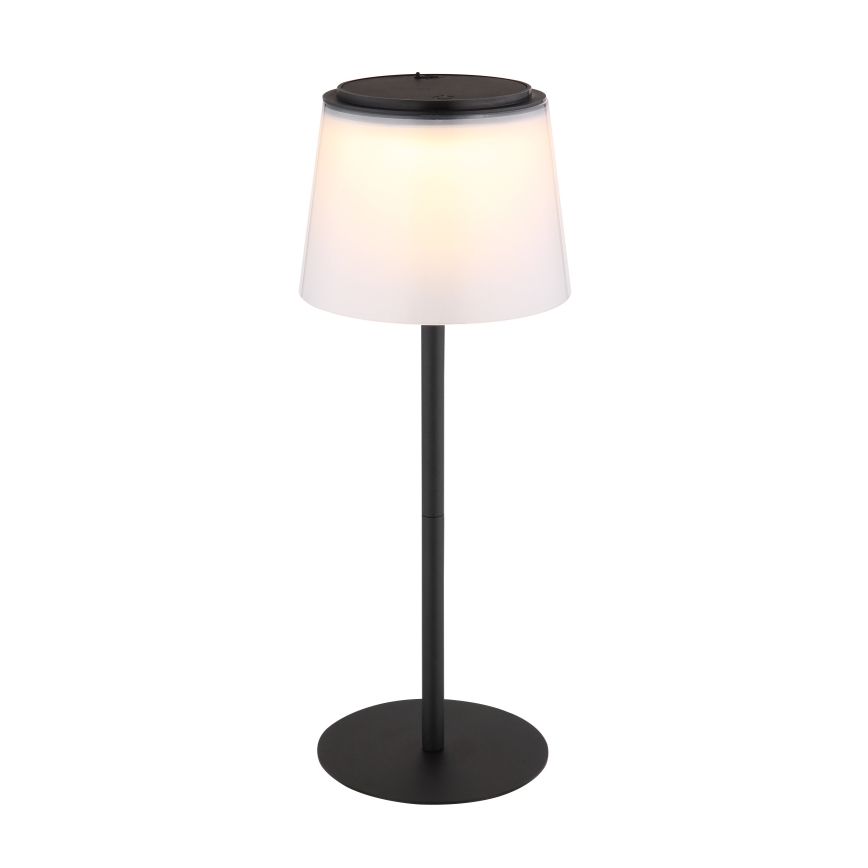 Globo - LED Aptumšojama skārienvadāma āra galda lampa LED/1,8W/5V IP44 1800 mAh melna/balta