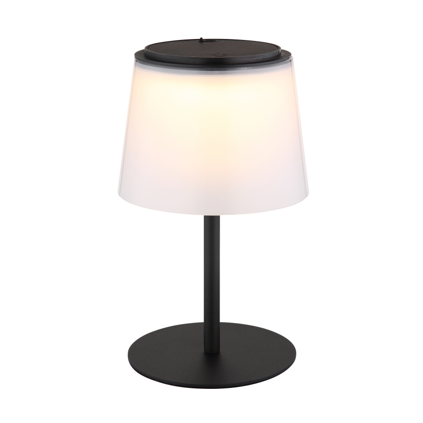 Globo - LED Aptumšojama skārienvadāma āra galda lampa LED/1,8W/5V IP44 1800 mAh melna/balta