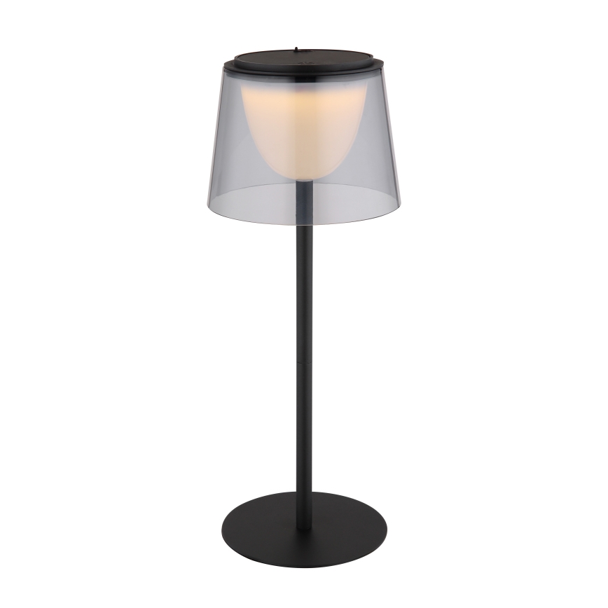 Globo - LED Aptumšojama skārienvadāma āra galda lampa LED/1,8W/5V IP44 1800 mAh melna/dūmakains