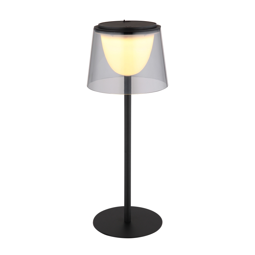 Globo - LED Aptumšojama skārienvadāma āra galda lampa LED/1,8W/5V IP44 1800 mAh melna/dūmakains