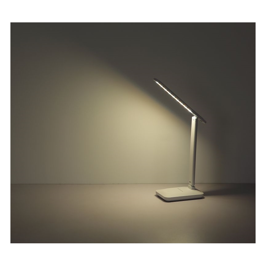 Globo - LED regulējama pieskāriena uzlādes galda lampa LED/3W/5V 2800/4000/6500K 1800 mAh balta