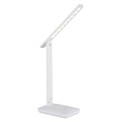 Globo - LED regulējama pieskāriena uzlādes galda lampa LED/3W/5V 2800/4000/6500K 1800 mAh balta