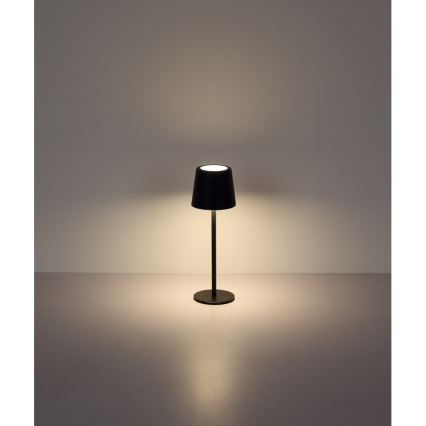 Globo - LED Aptumšojama āra skārienvadāma galda lampa LED/2W/5V 3000/4000/6000K 2200 mAh IP44 melna