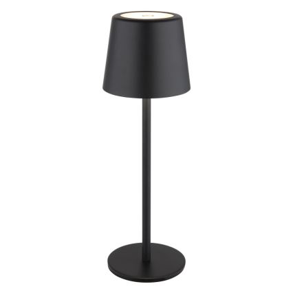 Globo - LED Aptumšojama āra skārienvadāma galda lampa LED/2W/5V 3000/4000/6000K 2200 mAh IP44 melna