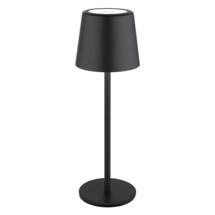 Globo - LED Aptumšojama āra skārienvadāma galda lampa LED/2W/5V 3000/4000/6000K 2200 mAh IP44 melna