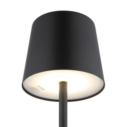 Globo - LED Aptumšojama āra skārienvadāma galda lampa LED/2W/5V 3000/4000/6000K 2200 mAh IP44 melna