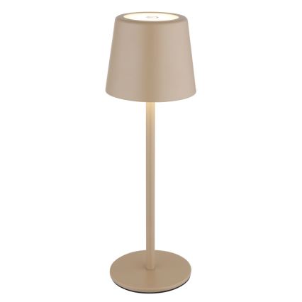 Globo - LED Aptumšojama āra skārienvadāma galda lampa LED/2W/5V 3000/4000/6000K 2200 mAh IP44 krēmkrāsa