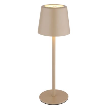 Globo - LED Aptumšojama āra skārienvadāma galda lampa LED/2W/5V 3000/4000/6000K 2200 mAh IP44 krēmkrāsa