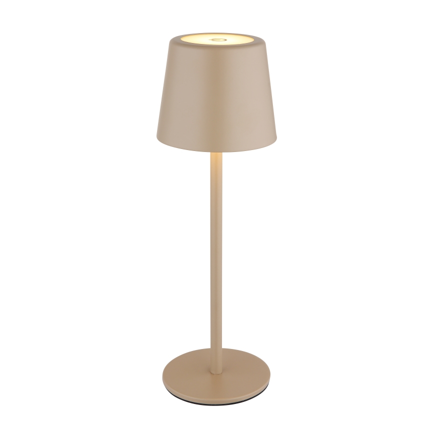Globo - LED Aptumšojama āra skārienvadāma galda lampa LED/2W/5V 3000/4000/6000K 2200 mAh IP44 krēmkrāsa