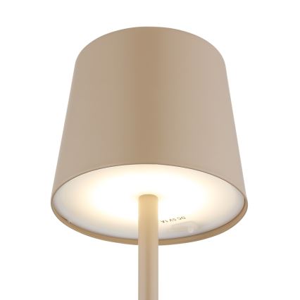 Globo - LED Aptumšojama āra skārienvadāma galda lampa LED/2W/5V 3000/4000/6000K 2200 mAh IP44 krēmkrāsa