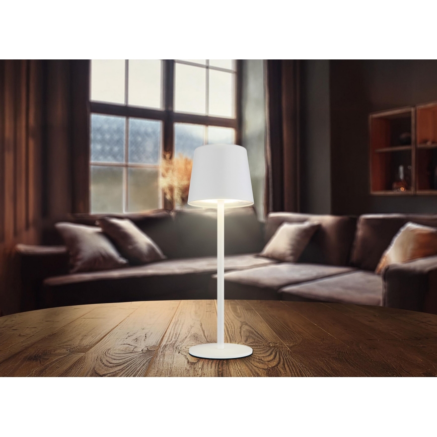 Globo - LED Aptumšojama āra skārienvadāma galda lampa LED/2W/5V 3000/4000/6000K 2200 mAh IP44 balta