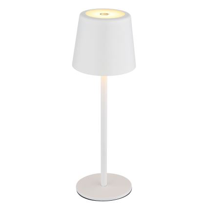 Globo - LED Aptumšojama āra skārienvadāma galda lampa LED/2W/5V 3000/4000/6000K 2200 mAh IP44 balta
