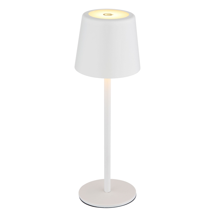 Globo - LED Aptumšojama āra skārienvadāma galda lampa LED/2W/5V 3000/4000/6000K 2200 mAh IP44 balta
