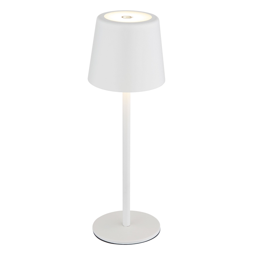 Globo - LED Aptumšojama āra skārienvadāma galda lampa LED/2W/5V 3000/4000/6000K 2200 mAh IP44 balta