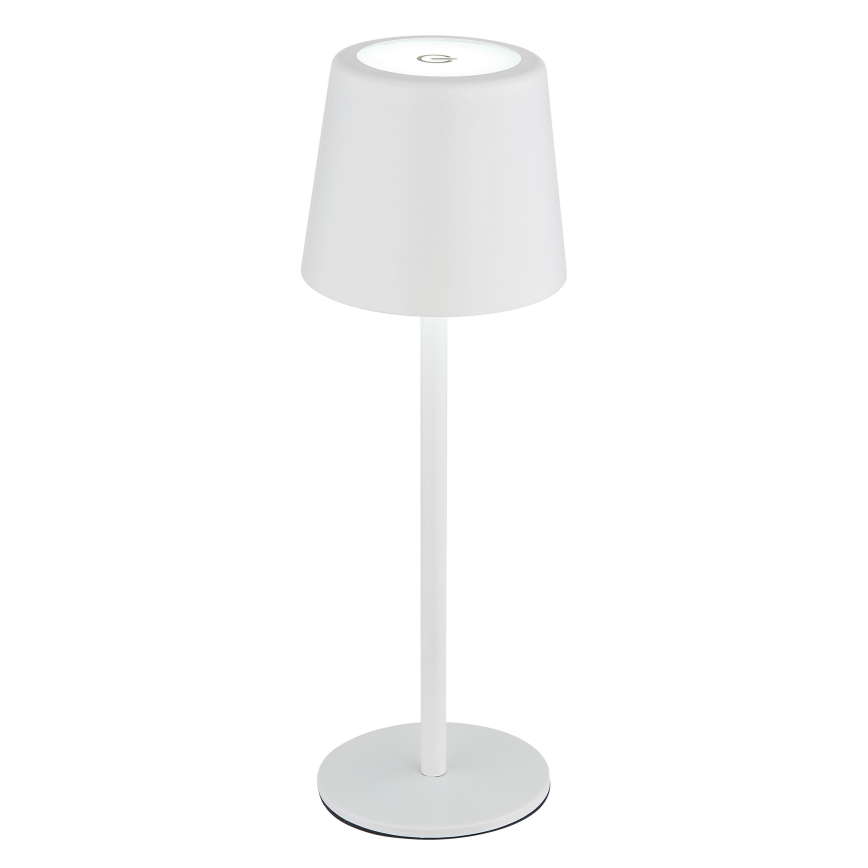 Globo - LED Aptumšojama āra skārienvadāma galda lampa LED/2W/5V 3000/4000/6000K 2200 mAh IP44 balta