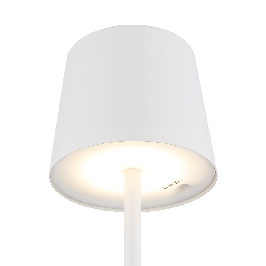 Globo - LED Aptumšojama āra skārienvadāma galda lampa LED/2W/5V 3000/4000/6000K 2200 mAh IP44 balta