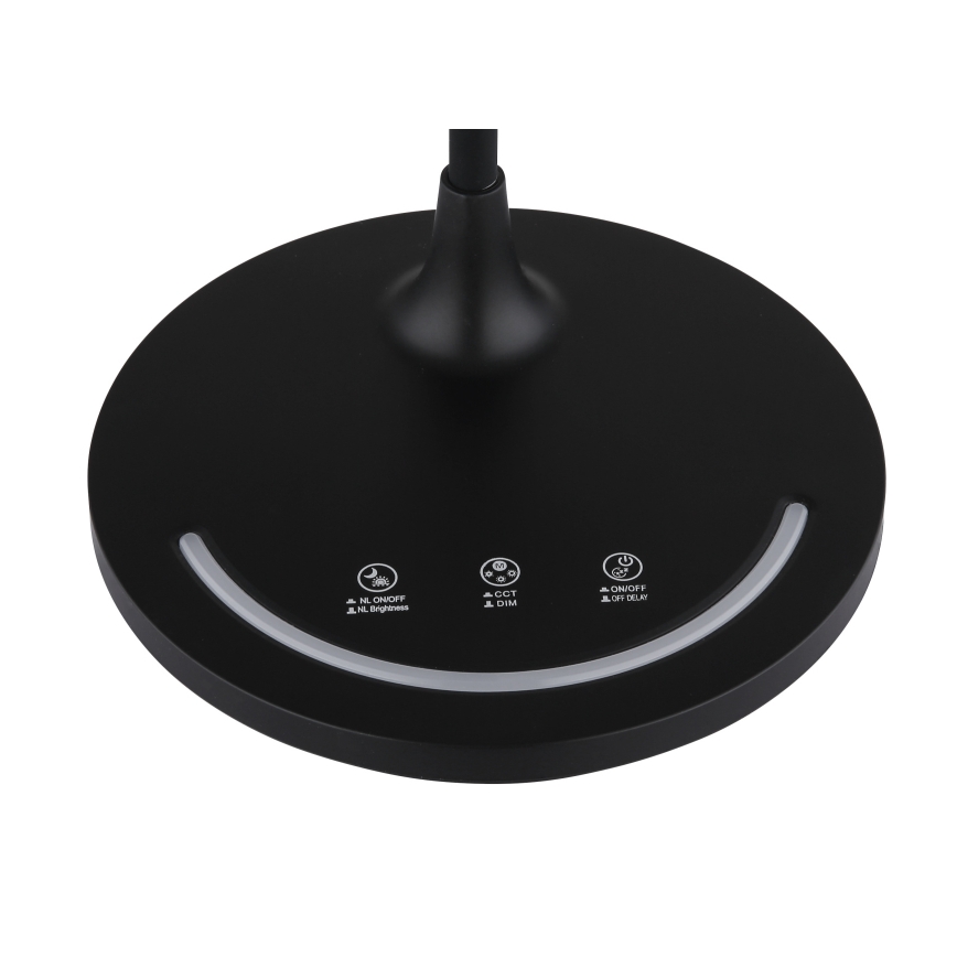 Globo - LED Aptumšojama pielāgojama skārienvadāma galda lampa LED/12W/230V 3000/4000/6500K CRI 90 melna