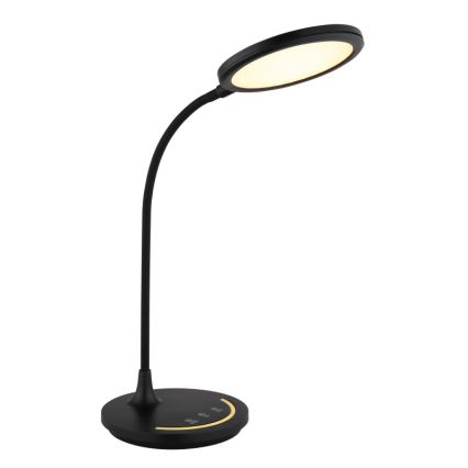 Globo - LED Aptumšojama pielāgojama skārienvadāma galda lampa LED/12W/230V 3000/4000/6500K CRI 90 melna