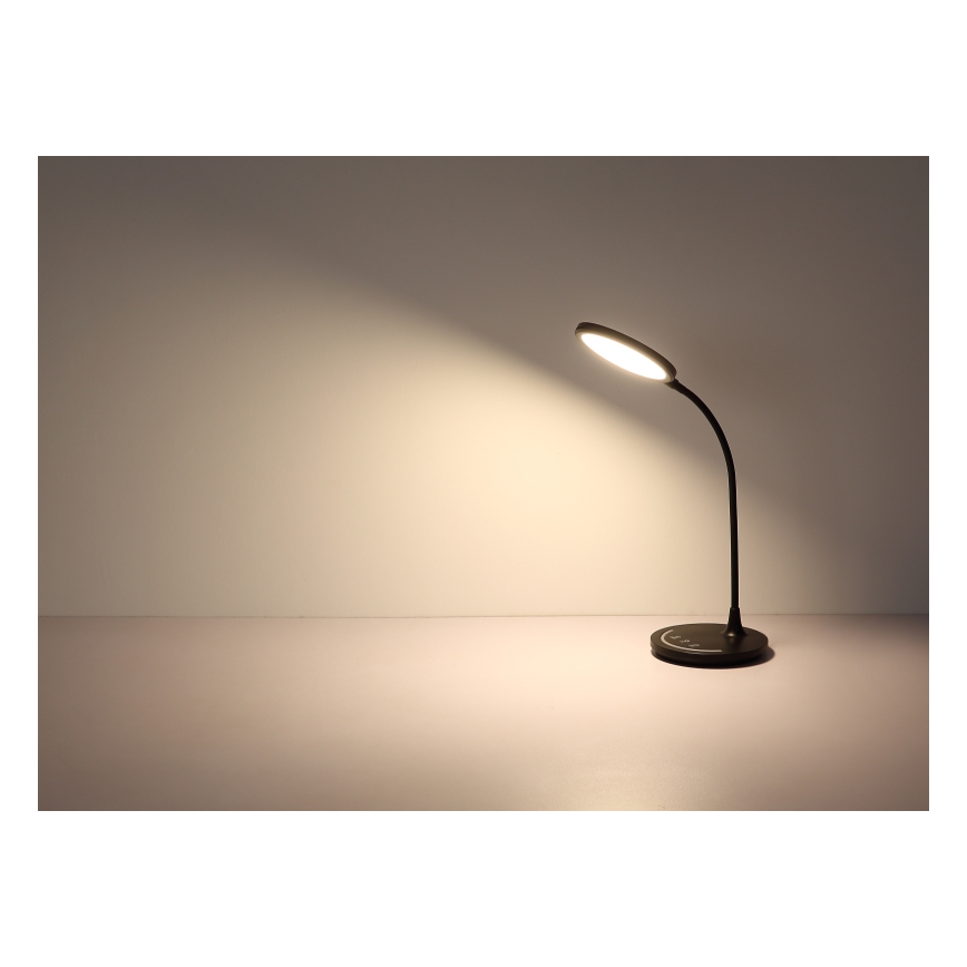 Globo - LED Aptumšojama pielāgojama skārienvadāma galda lampa LED/12W/230V 3000/4000/6500K CRI 90 melna