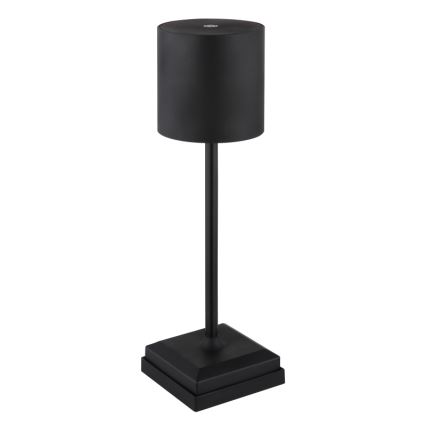 Globo - LED regulējamā skārienjūtīgā uzlādējamā galda lampa LED/1,5W/5V 2200 mAh melna