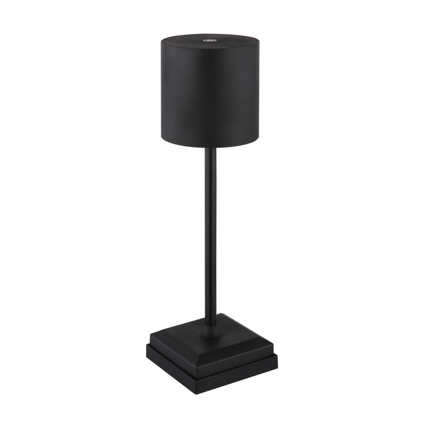 Globo - LED regulējamā skārienjūtīgā uzlādējamā galda lampa LED/1,5W/5V 2200 mAh melna