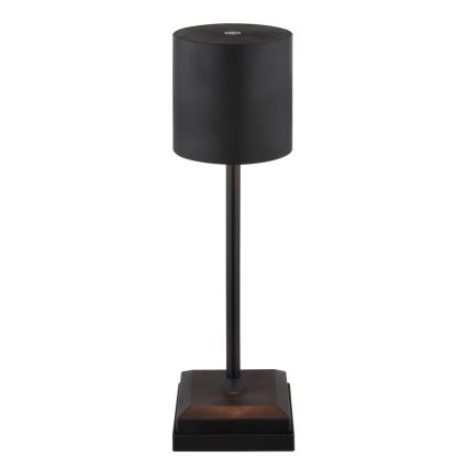 Globo - LED regulējamā skārienjūtīgā uzlādējamā galda lampa LED/1,5W/5V 2200 mAh melna