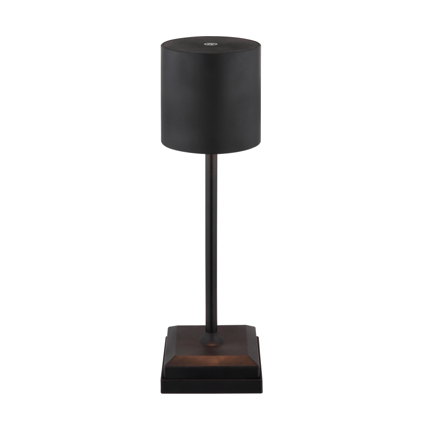Globo - LED regulējamā skārienjūtīgā uzlādējamā galda lampa LED/1,5W/5V 2200 mAh melna