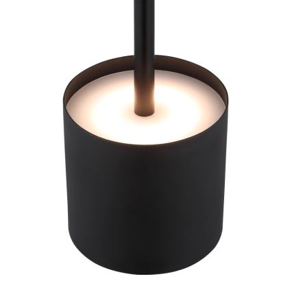 Globo - LED regulējamā skārienjūtīgā uzlādējamā galda lampa LED/1,5W/5V 2200 mAh melna