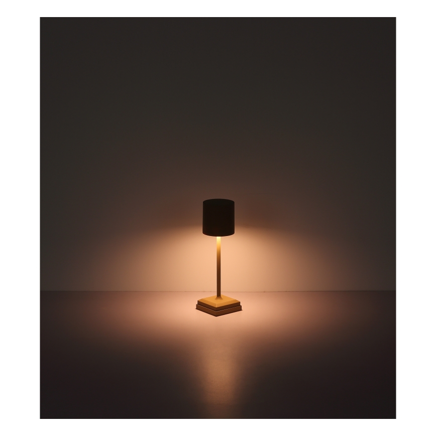 Globo - ar pieskārienu regulējama uzlādējamā LED galda lampa LED/1,5W/5V 2200 mAh bēša