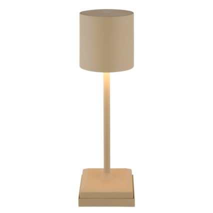 Globo - ar pieskārienu regulējama uzlādējamā LED galda lampa LED/1,5W/5V 2200 mAh bēša