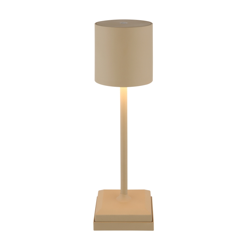 Globo - ar pieskārienu regulējama uzlādējamā LED galda lampa LED/1,5W/5V 2200 mAh bēša