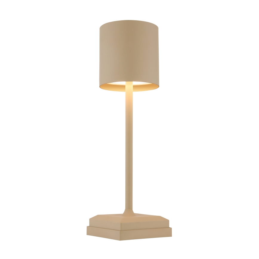 Globo - ar pieskārienu regulējama uzlādējamā LED galda lampa LED/1,5W/5V 2200 mAh bēša