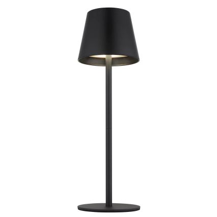 Globo - LED skārienvadāma, dimējama, uzlādējama āra galda lampa 3 vienā LED/3W/5V 3000/4000/5000K IP54 1800 mAh melna