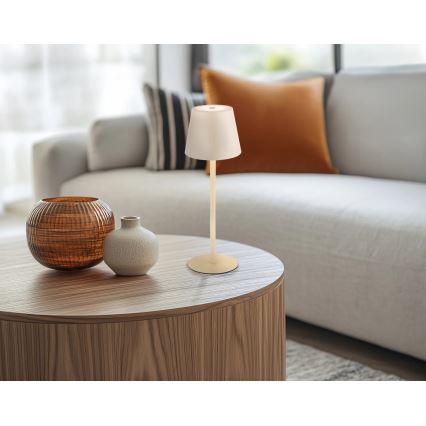 Globo - LED dimējama skārienvadāma uzlādējama āra galda lampa, 3W/5V, 3000/4000/5000K, IP54, 1800 mAh
