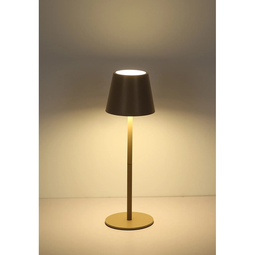 Globo - LED dimējama skārienvadāma uzlādējama āra galda lampa, 3W/5V, 3000/4000/5000K, IP54, 1800 mAh