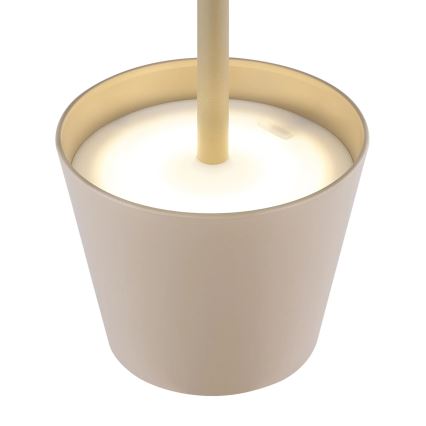 Globo - LED dimējama skārienvadāma uzlādējama āra galda lampa, 3W/5V, 3000/4000/5000K, IP54, 1800 mAh