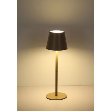 Globo - LED skārienjūtīga, regulējama uzlādējama āra galda lampa 3v1 LED/3W/5V 3000/4000/5000K IP54 1800 mAh