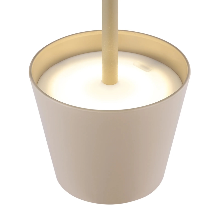 Globo - LED skārienjūtīga, regulējama uzlādējama āra galda lampa 3v1 LED/3W/5V 3000/4000/5000K IP54 1800 mAh