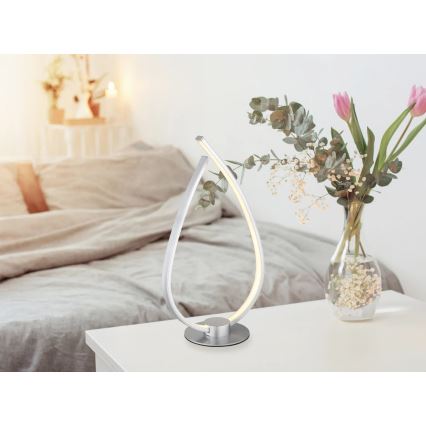 Globo - LED galda lampa LED/6W/230V sudraba