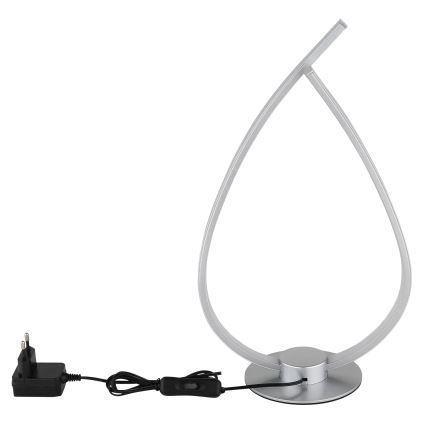 Globo - LED galda lampa LED/6W/230V sudraba