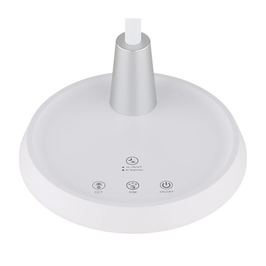 Globo - LED galda lampa ar skārienvadību un regulējamu spilgtumu LED/12W/230V 3000/4000/6500K balta