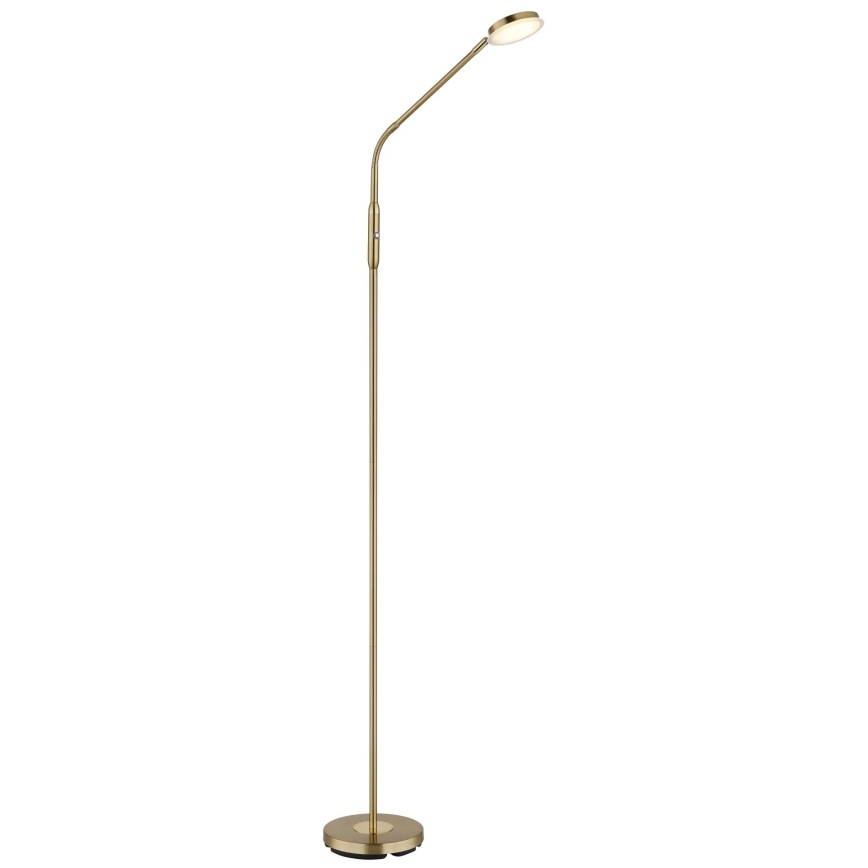 Globo - LED dimējama stāvlampa ar skārienvadību LED/6,5W/230V 2700/3350/4000K misiņš